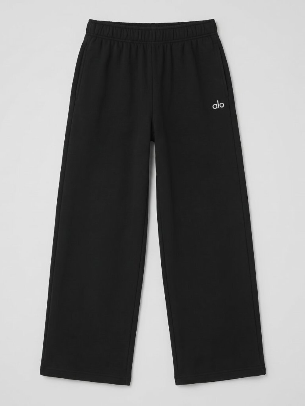 ALO Accolade Straight Leg Sweatpants Black NWT- UNISEX